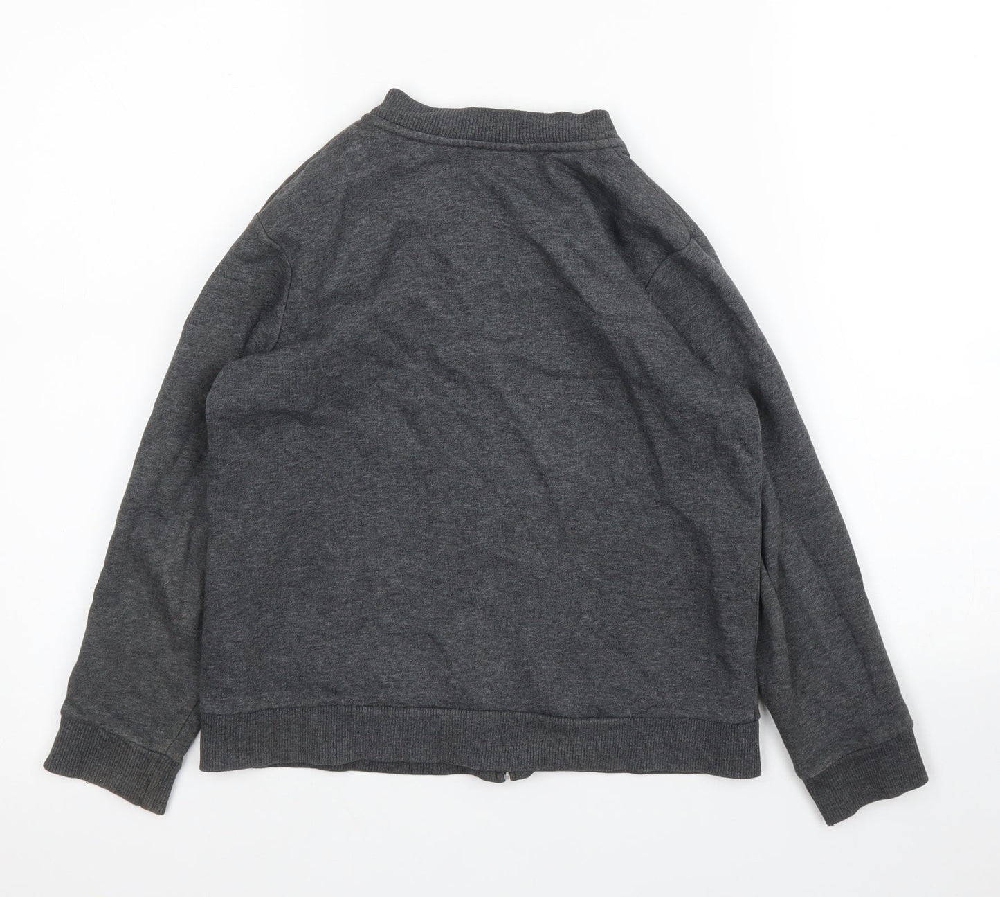 H&M Girls Grey   Full Zip Jumper Size 7 Years