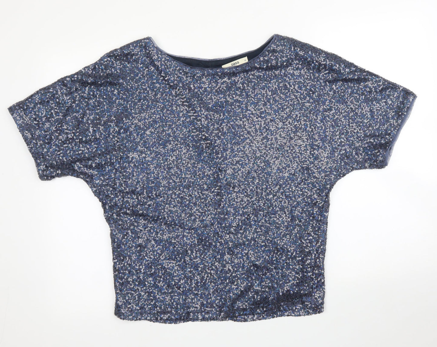 Oasis Womens Blue   Basic Blouse Size XS