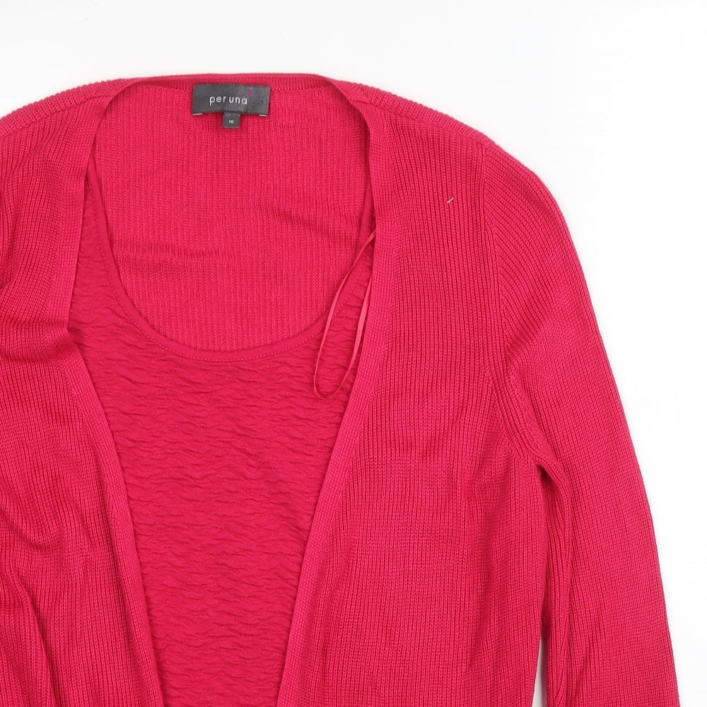 M&S Womens Pink   Cardigan Jumper Size 10