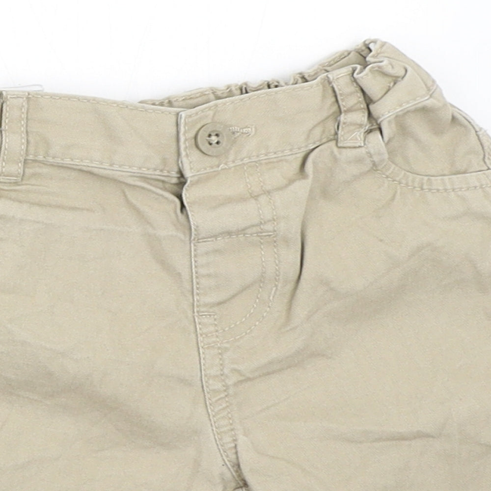 Baby Club Boys Beige   Cropped Trousers Size 12 Months