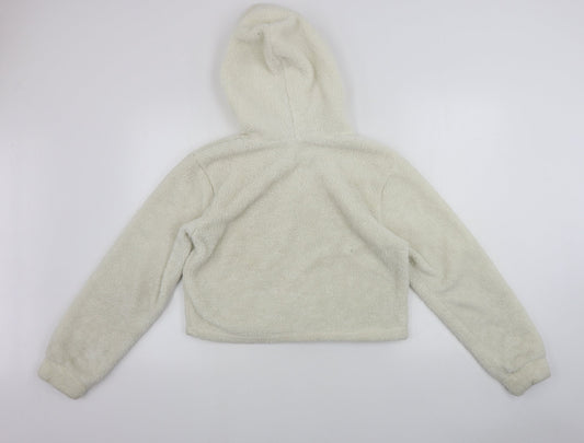 Select  Womens Ivory   Pullover Hoodie Size M