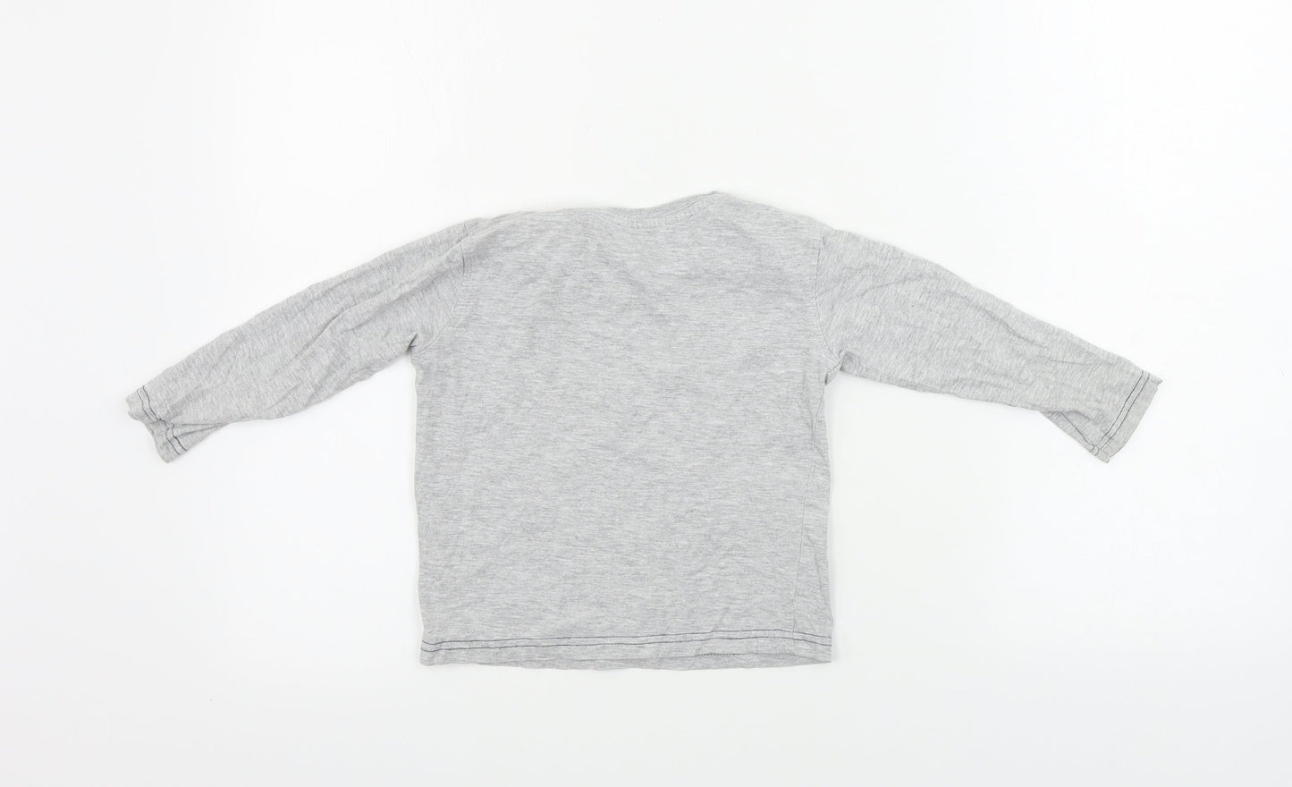 Rebel  Boys Grey   Basic T-Shirt Size 3-4 Years