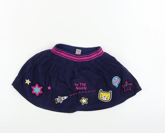 TU Girls Blue   A-Line Skirt Size 2 Years
