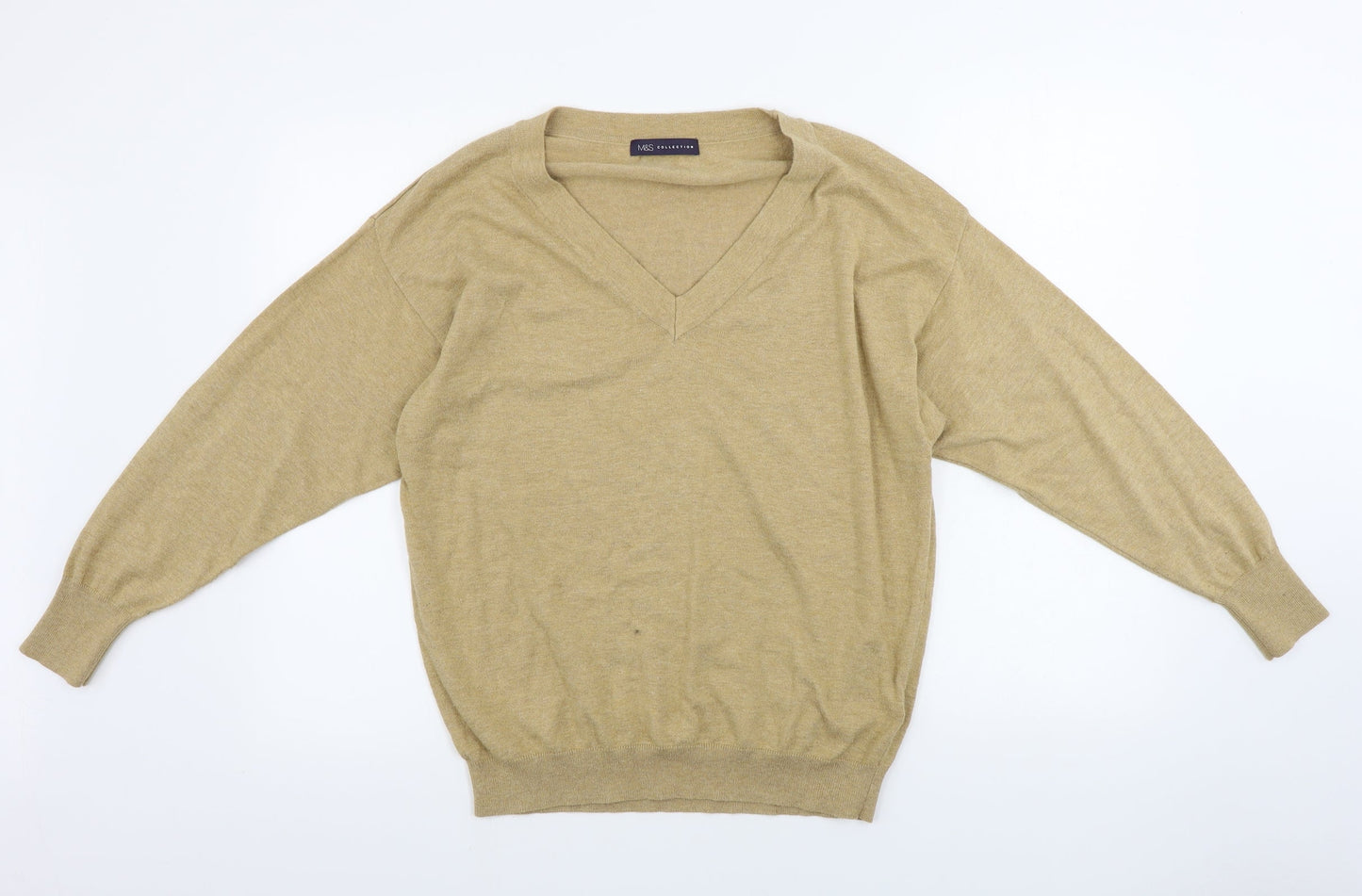 Marks and Spencer  Womens Beige   Pullover Jumper Size 12