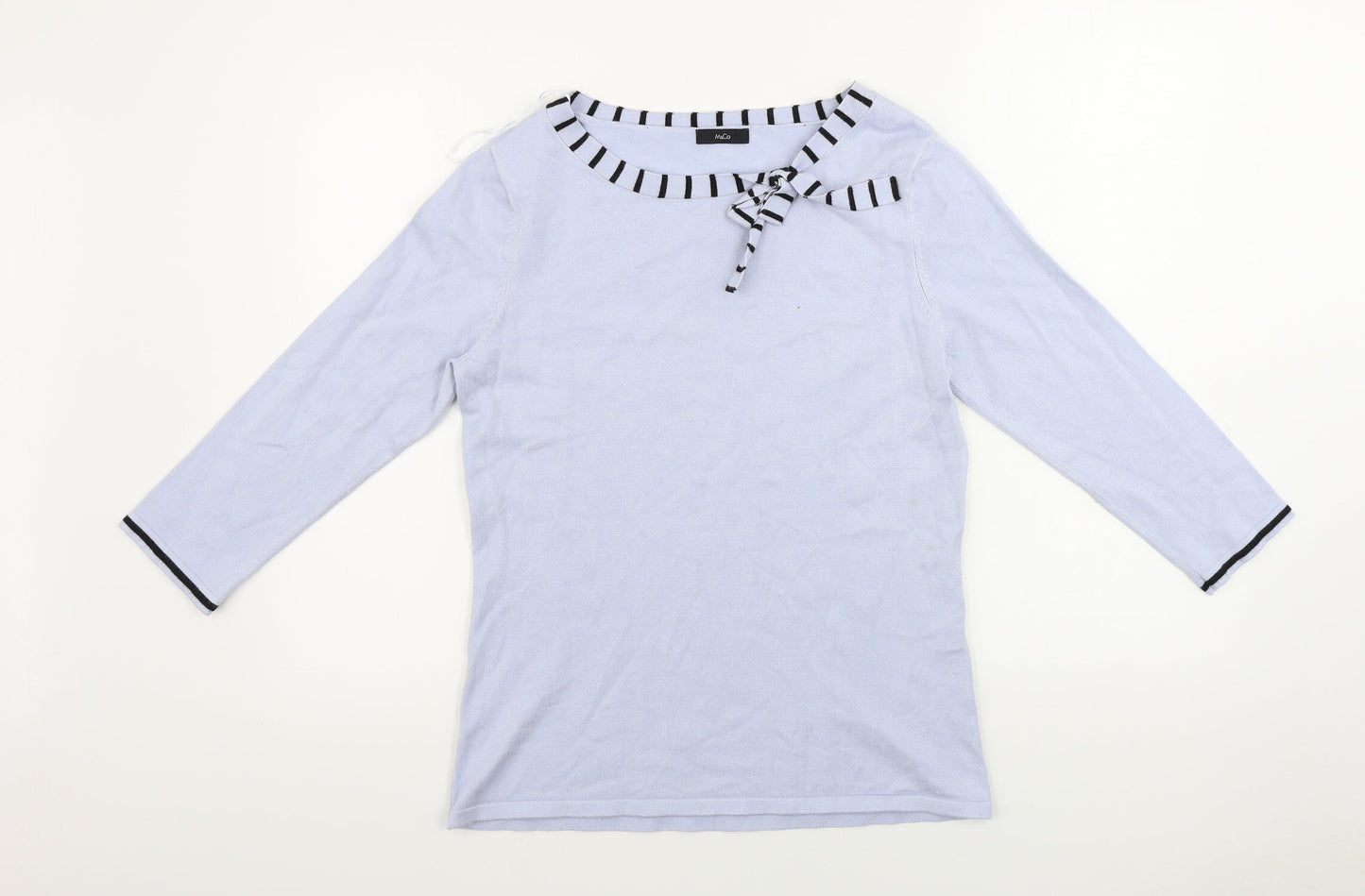 M&Co Womens Blue   Pullover Jumper Size 14