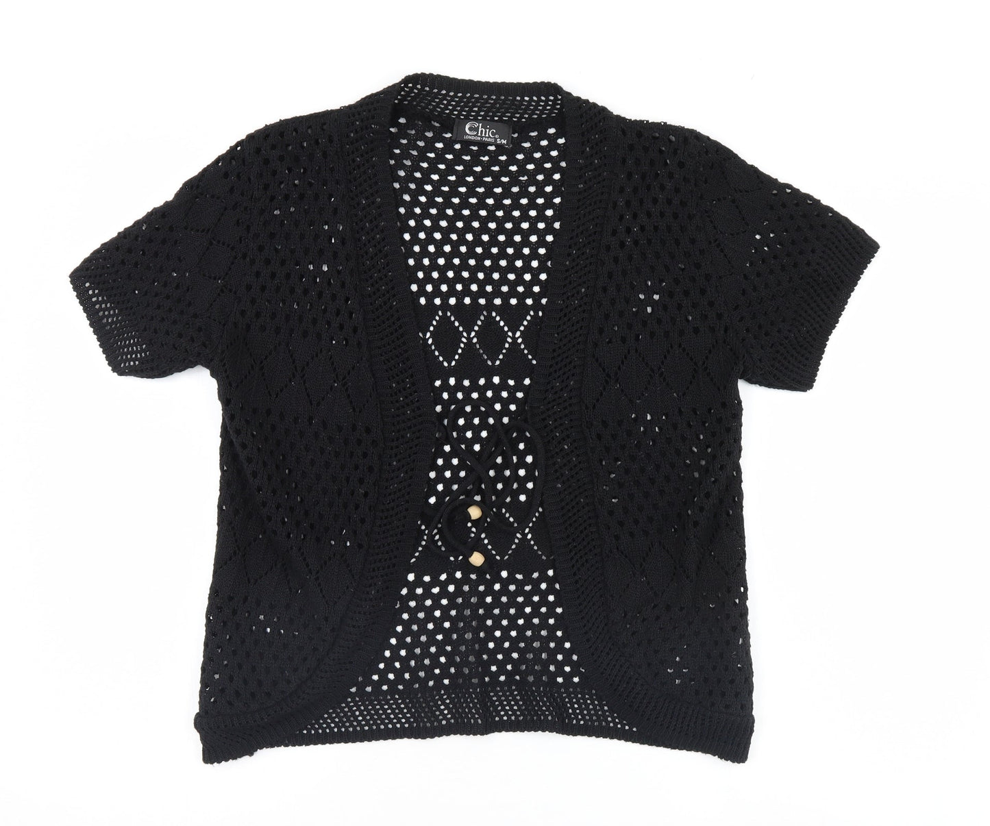 CHIC Womens Black   Cardigan Jumper Size M