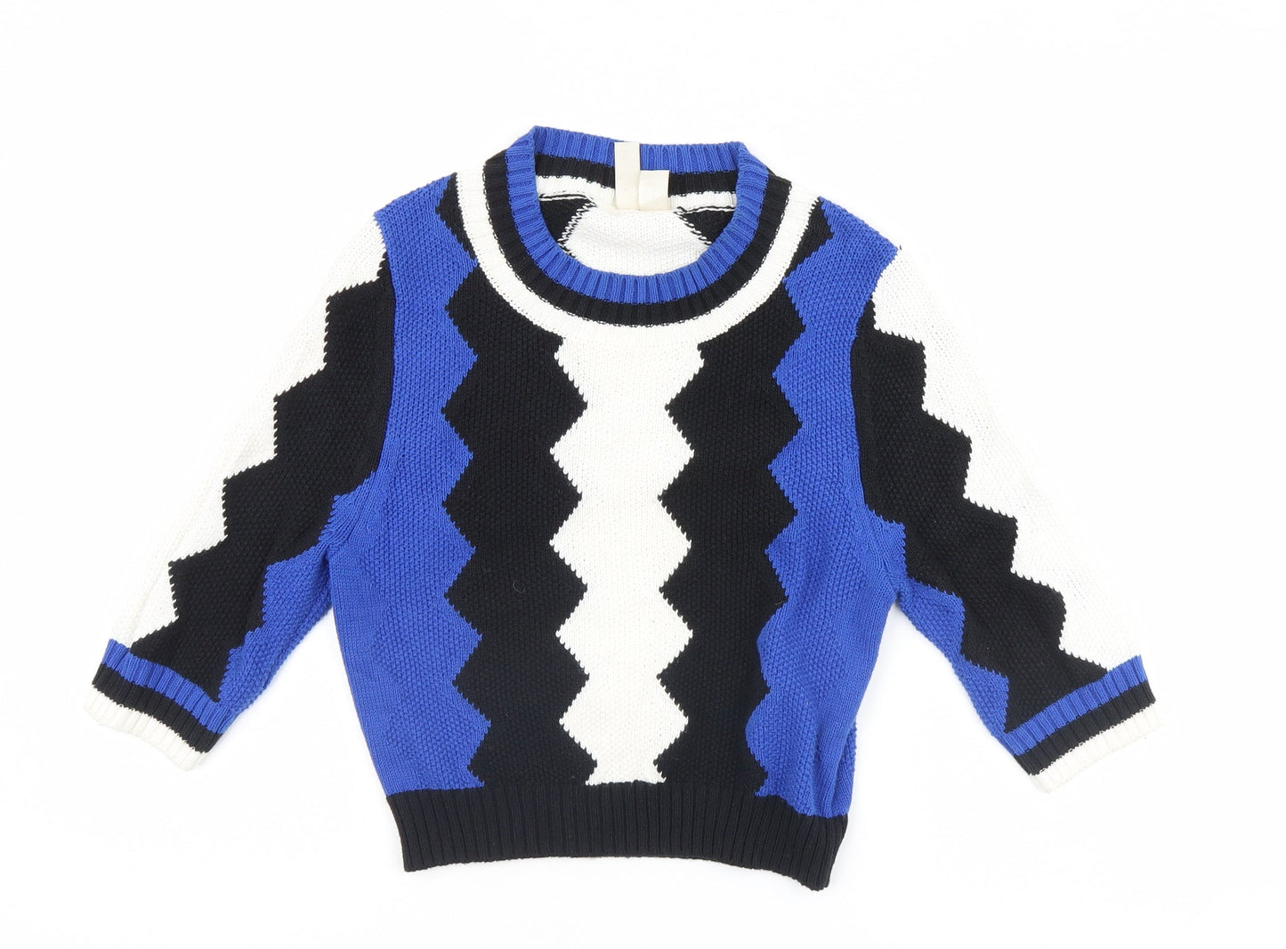 FOREVER 21 Girls Multicoloured Striped  Pullover Jumper Size M