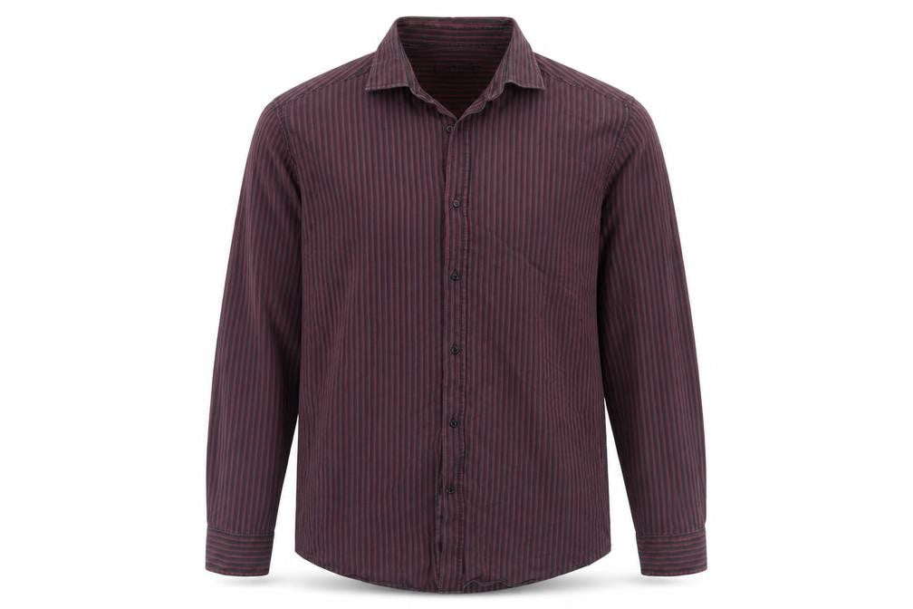 TU Mens Multicoloured Striped   Button-Up Size 16