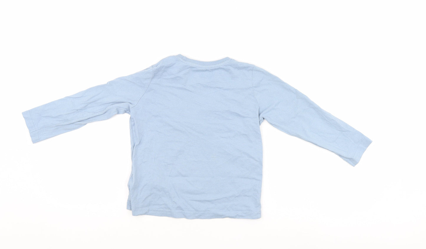 Primark Boys Blue   Basic T-Shirt Size 5-6 Years