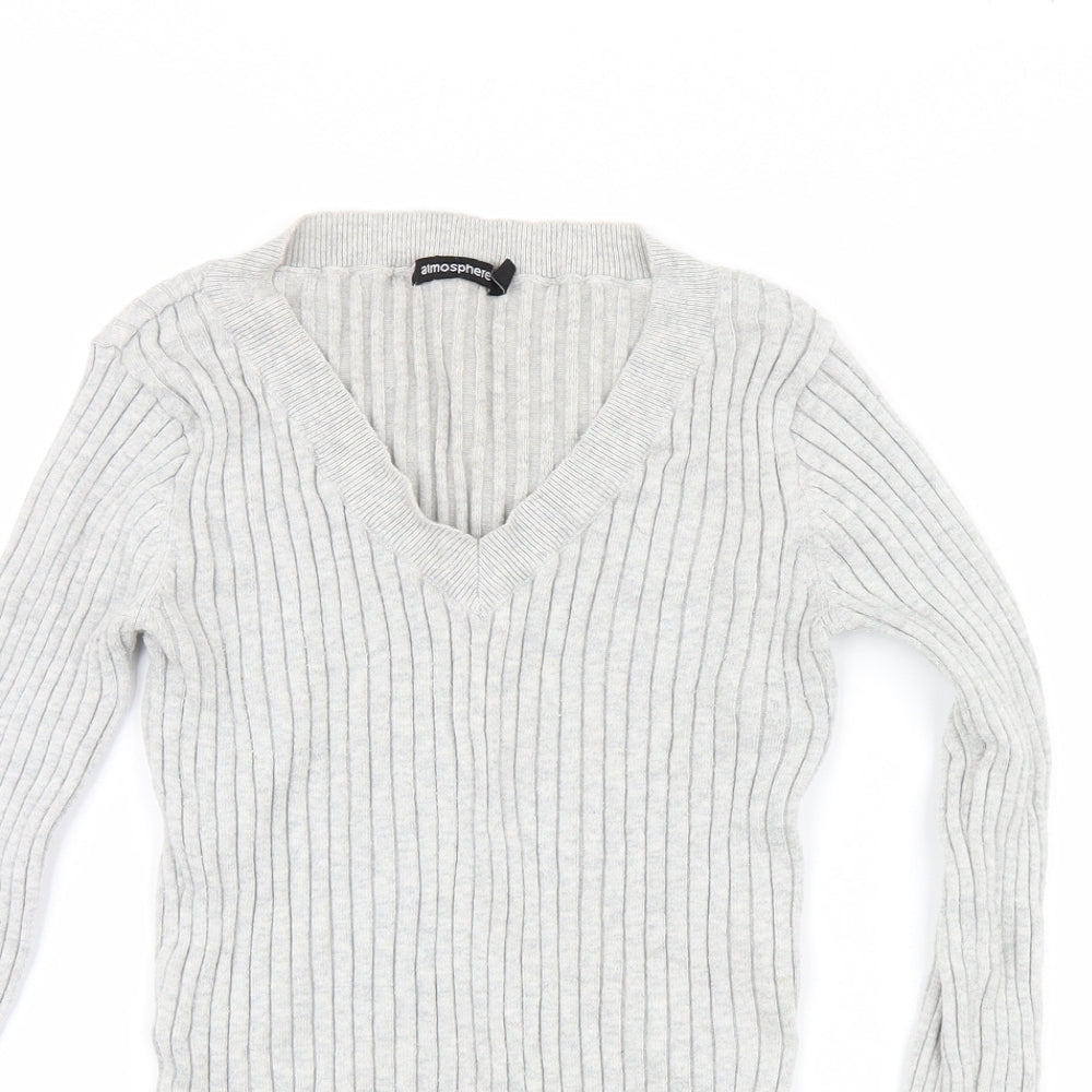 Atmosphere Womens Grey   Pullover Jumper Size 10