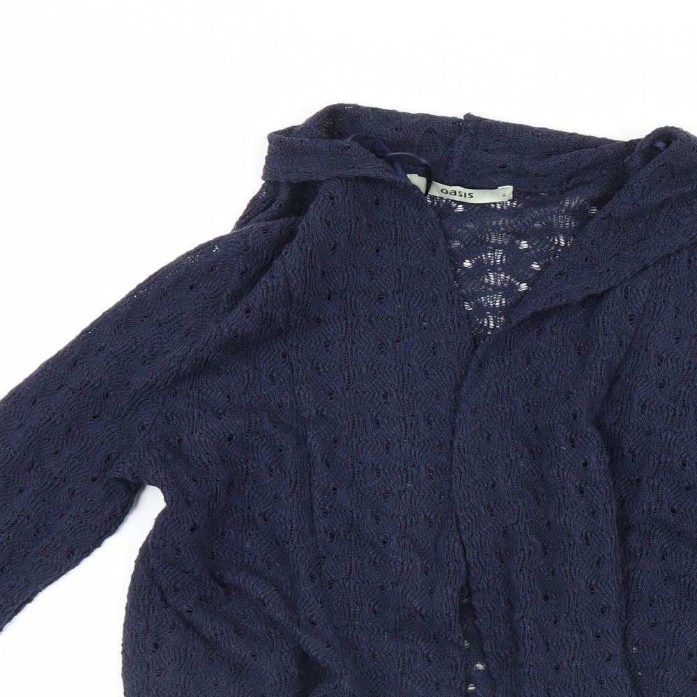 Oasis Womens Blue   Cardigan Jumper Size S