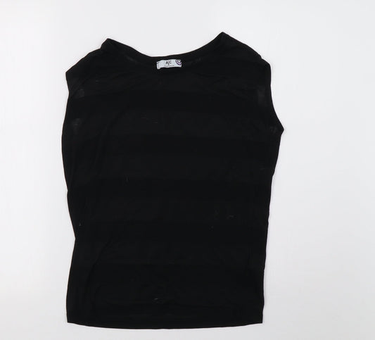 aj fashon Womens Black   Basic T-Shirt Size 8