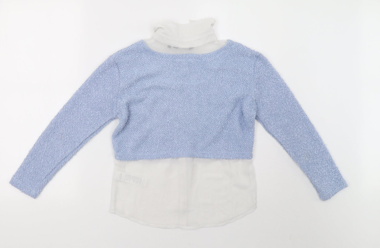 New Look Girls Blue   Pullover Sweatshirt Size 9 Years