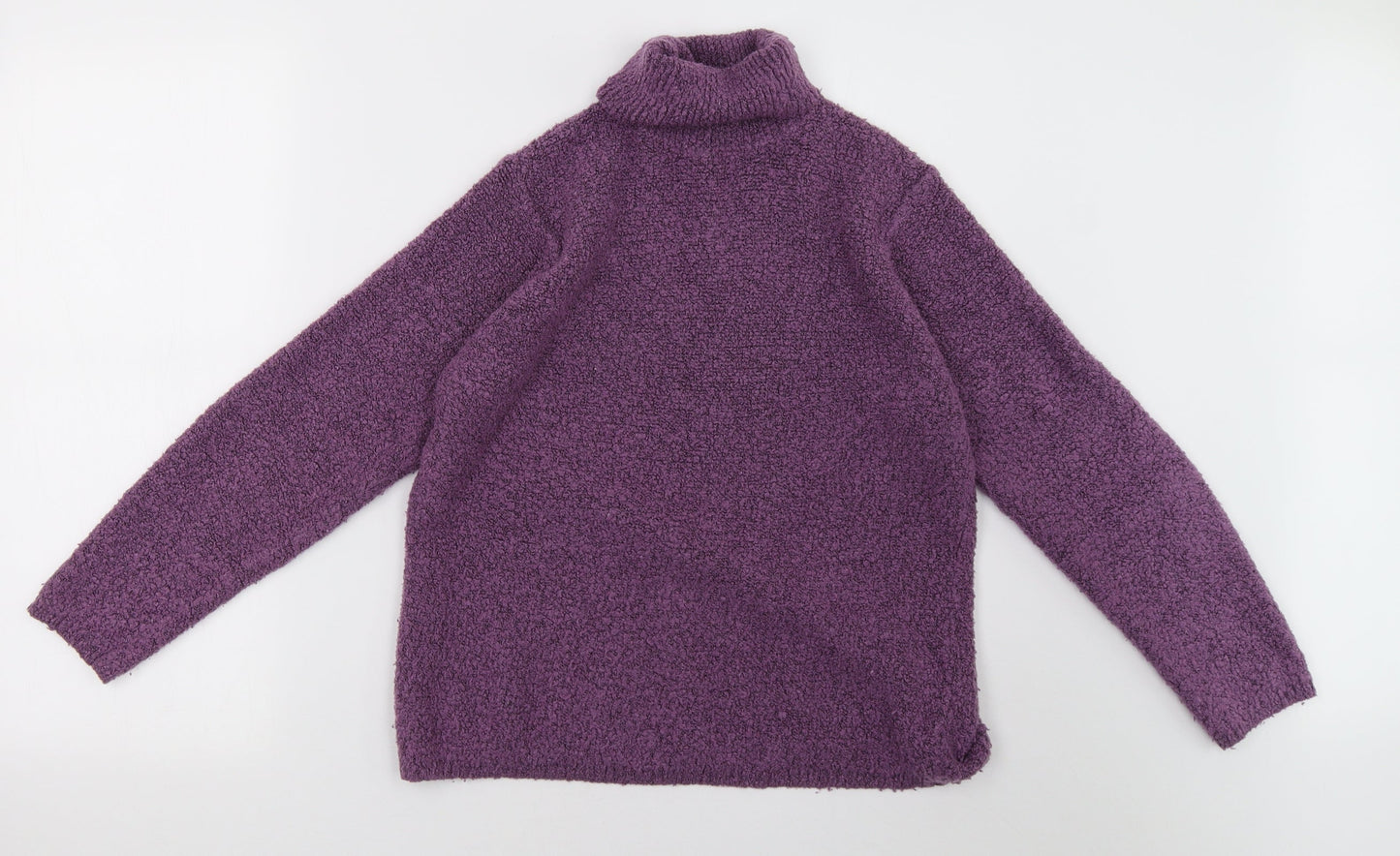 EWM Womens Purple  Knit Pullover Sweatshirt Size M