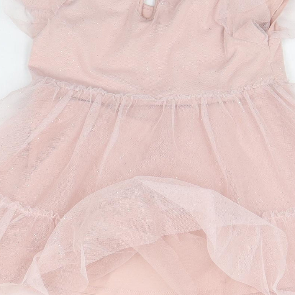 TU Girls Pink   Jacket Dress    - GLITTER