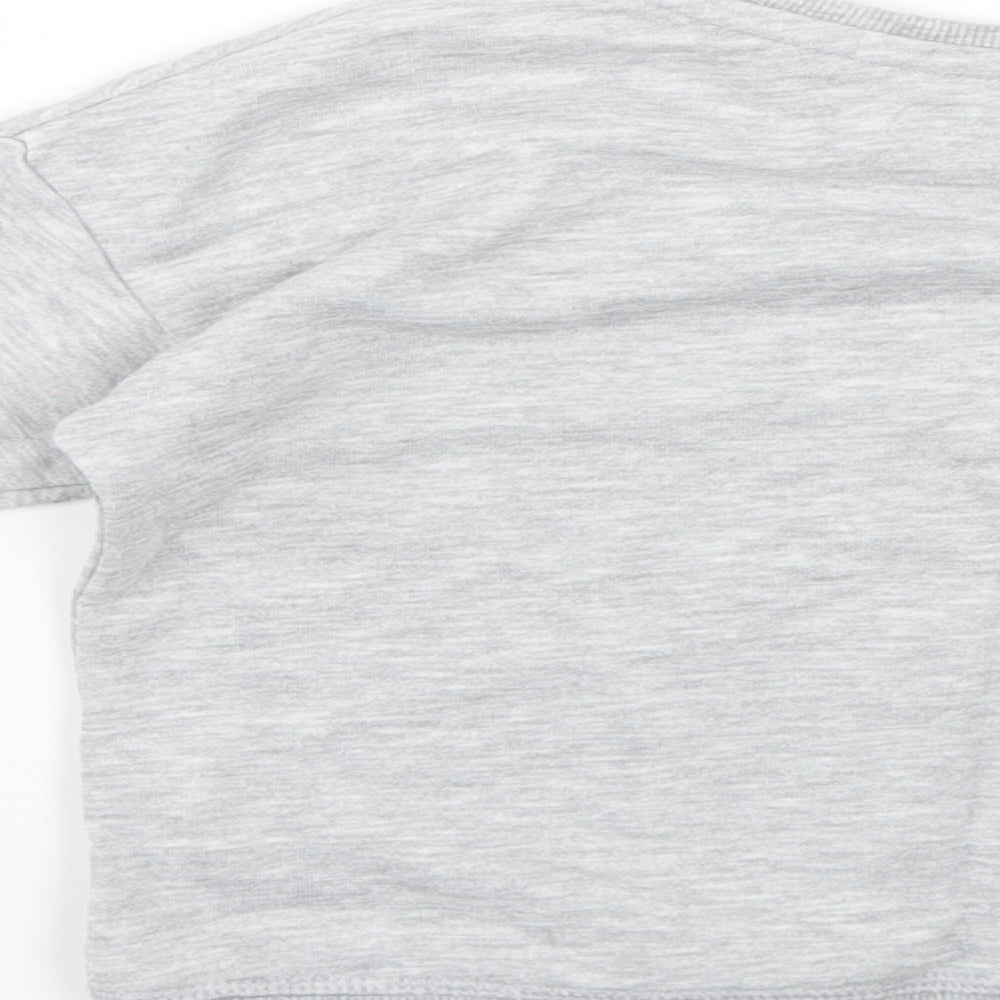 Primark Girls Grey   Pullover Jumper Size 6-7 Years