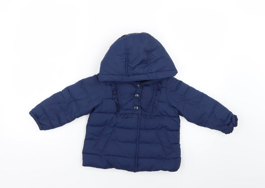 Gap Boys Blue   Basic Coat Coat Size 2 Years