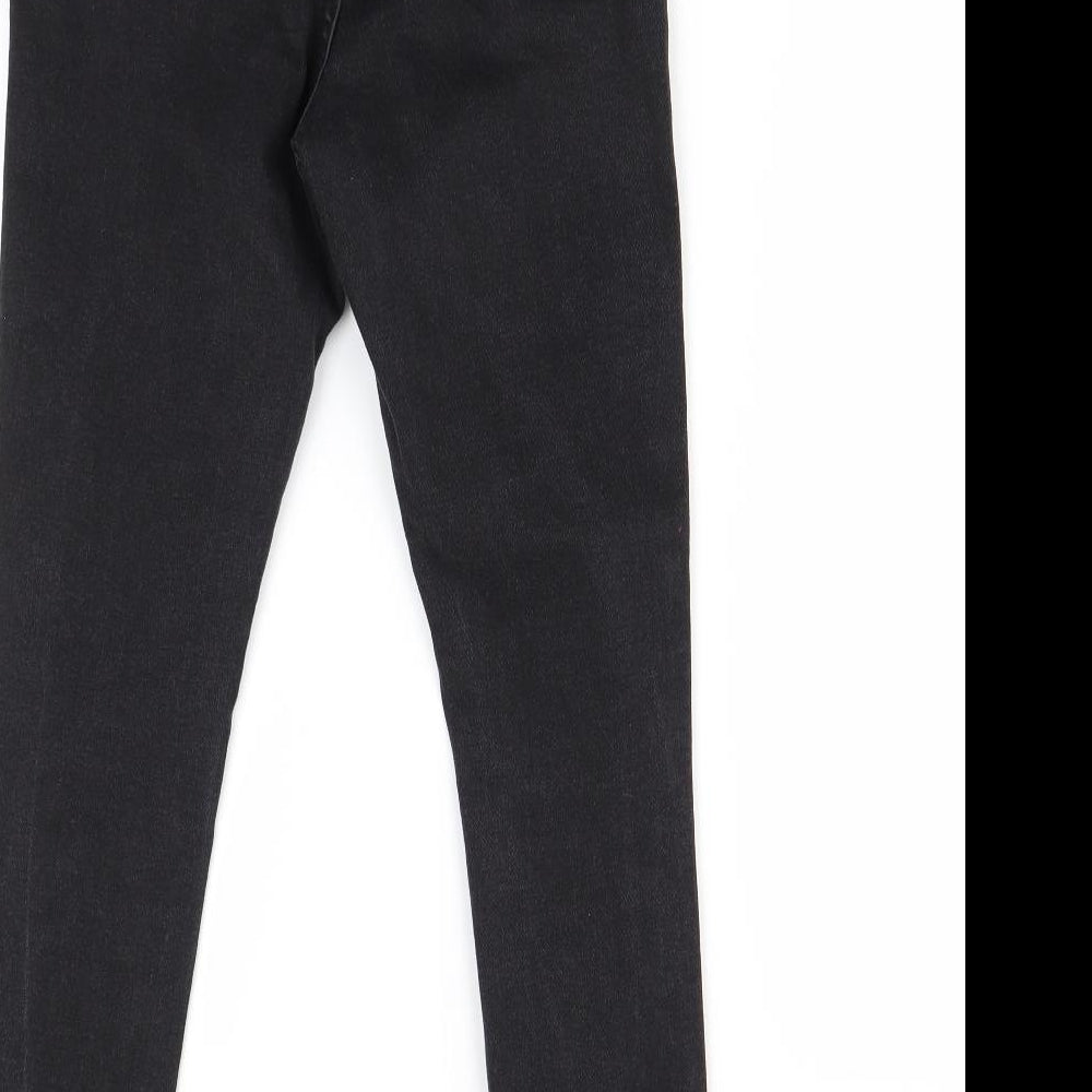 New Look Girls Black  Denim Skinny Jeans Size 12 Years