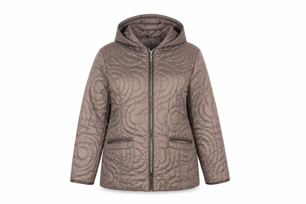 Finesse Womens Brown   Jacket  Size 14  - Metallic Look