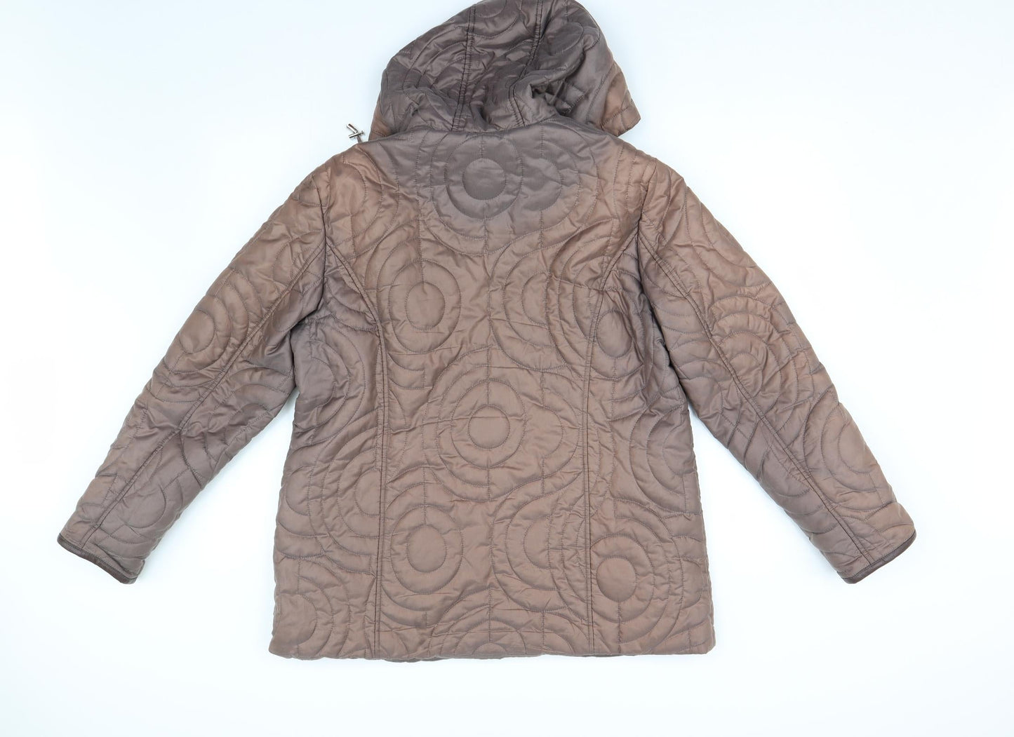Finesse Womens Brown   Jacket  Size 14  - Metallic Look