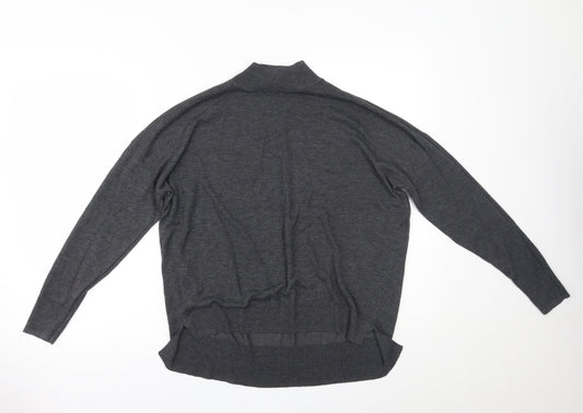 Dorothy Perkins Womens Grey   Basic Blouse Size 12