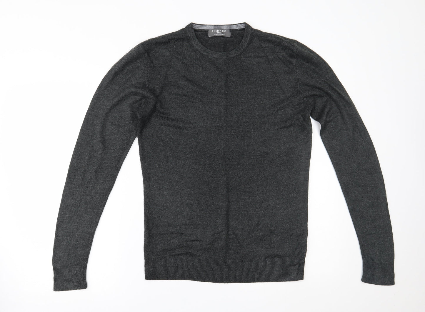 Primark Womens Grey   Pullover Jumper Size S