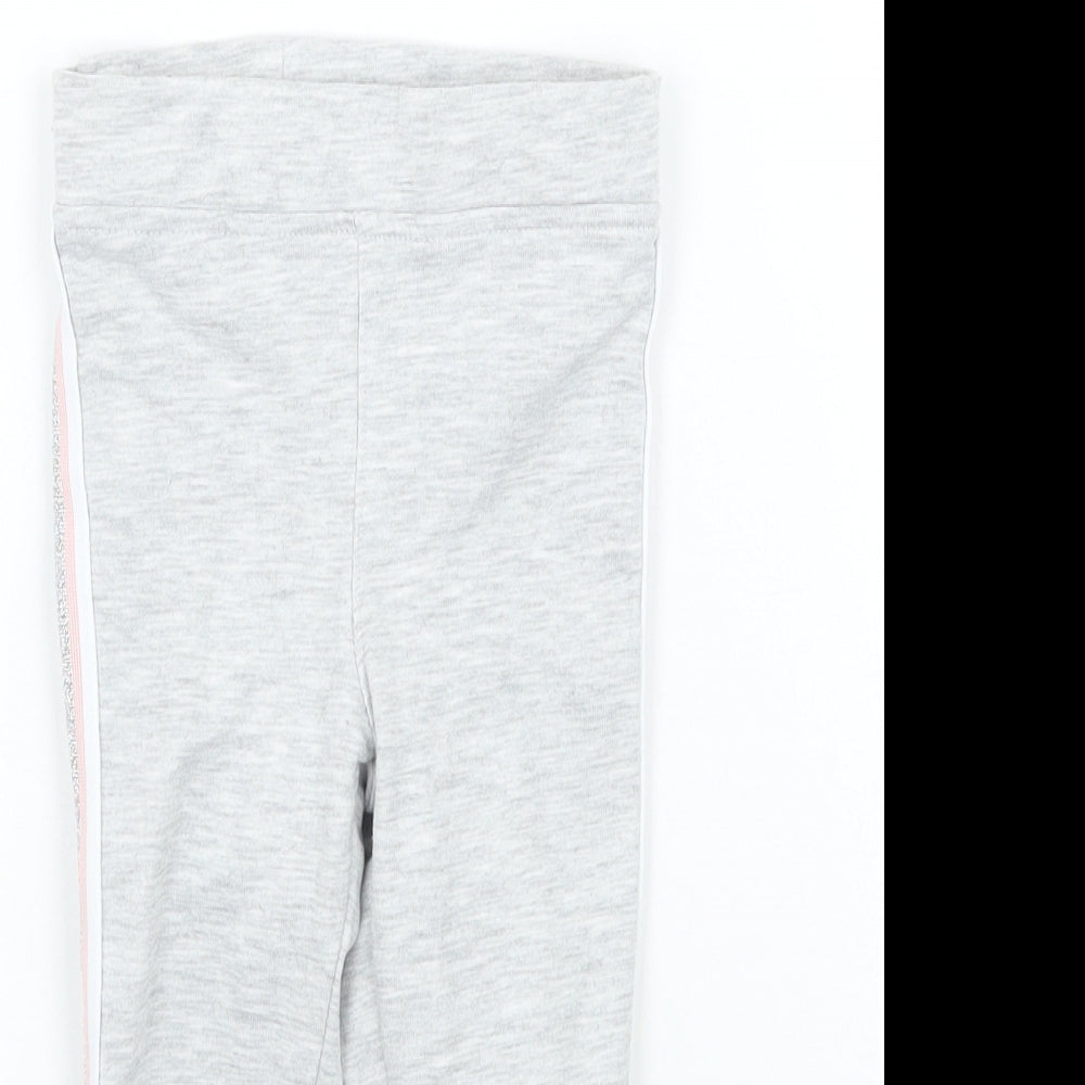 H&M Girls Grey   Sweatpants Trousers Size 2 Years
