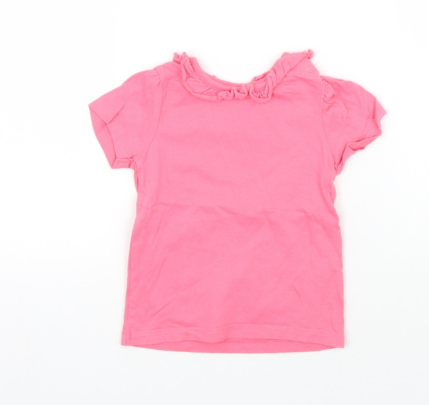 Nutmeg Girls Pink   Basic T-Shirt Size 12 Months