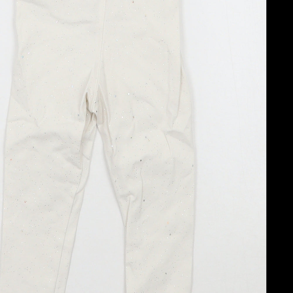 Cat & Jack Girls White   Jegging Trousers Size 2 Years