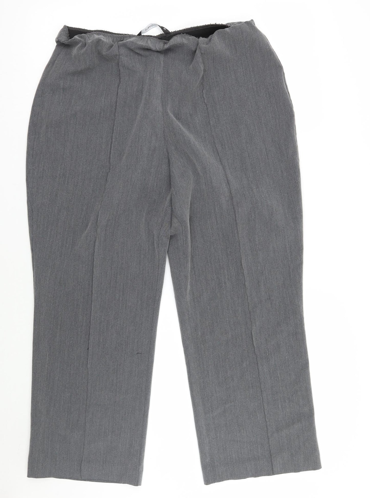 Bm  Womens Grey   Trousers  Size 14 L25 in
