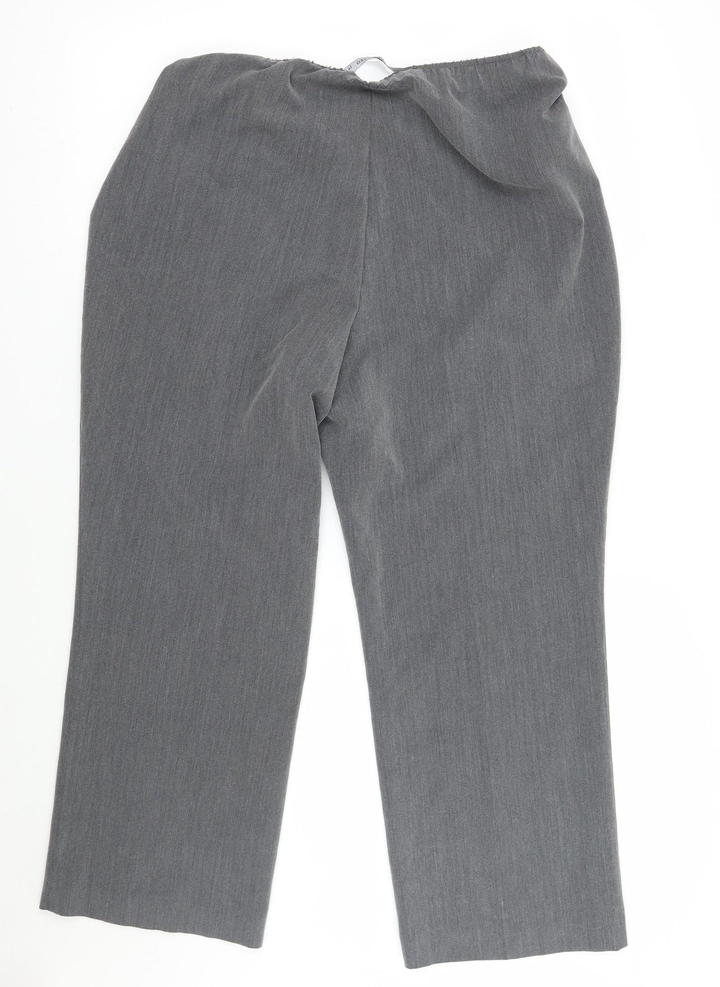 Bm  Womens Grey   Trousers  Size 14 L25 in