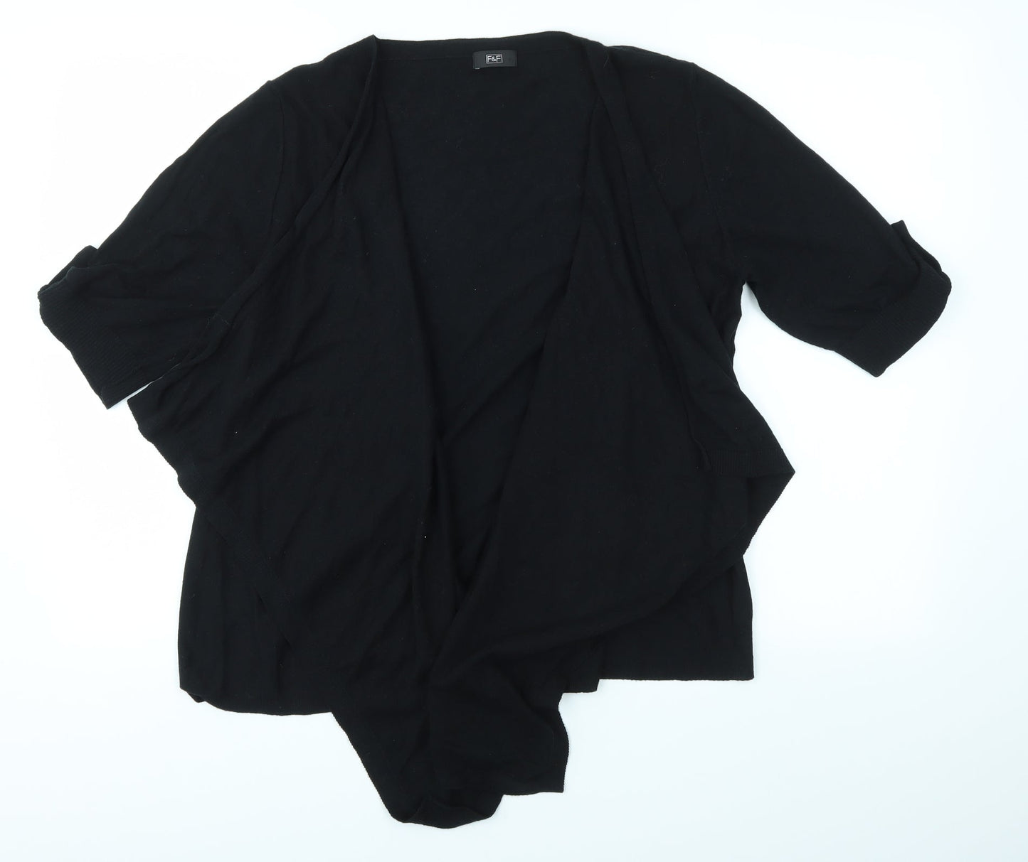 F&F Womens Black   Cardigan Jumper Size 14