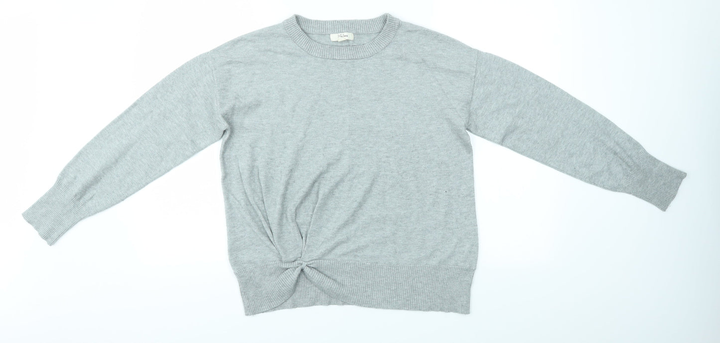 Peyton Primrose Womens Grey   Pullover Jumper Size S