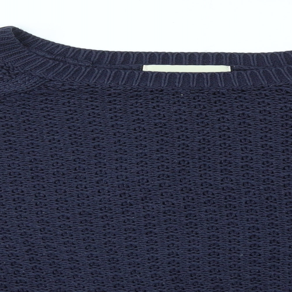 Matalan Womens Blue  Knit Pullover Jumper Size M