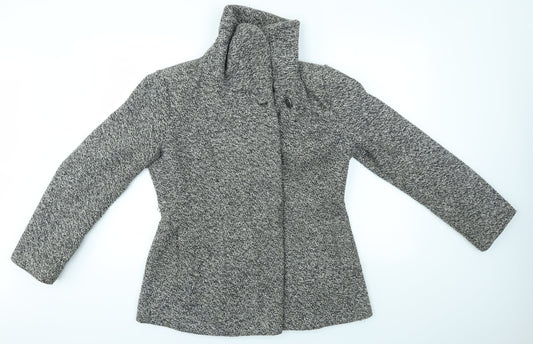 BHS Womens Grey   Overcoat Coat Size 14