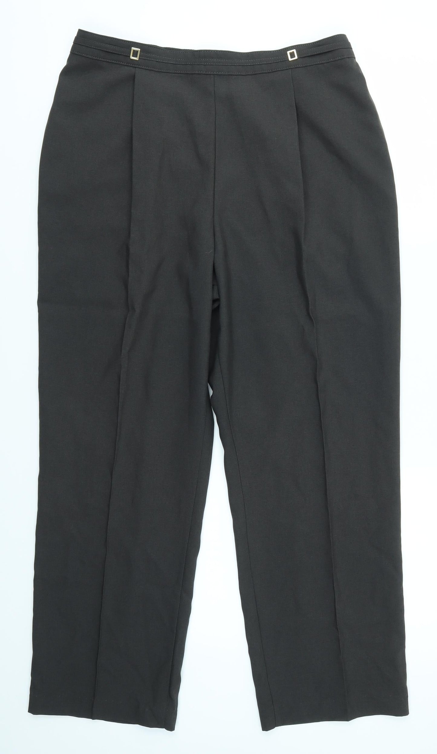 M&S Womens Grey   Dress Pants Trousers Size 16 L24 in