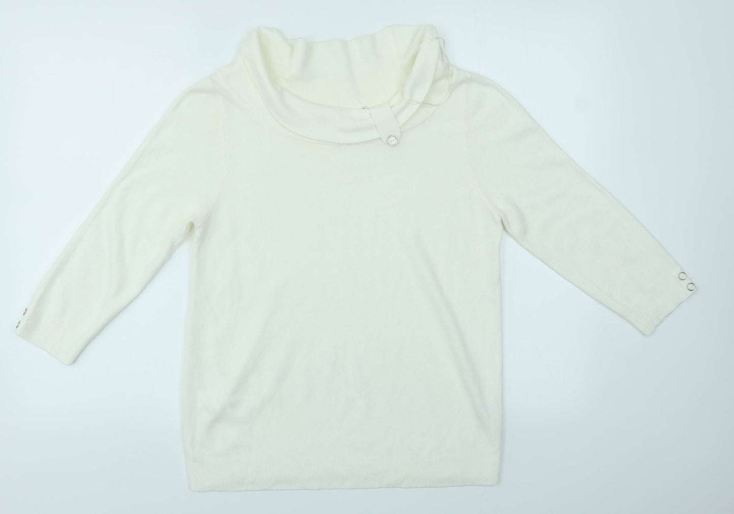 BHS Womens Ivory   Pullover Jumper Size 14