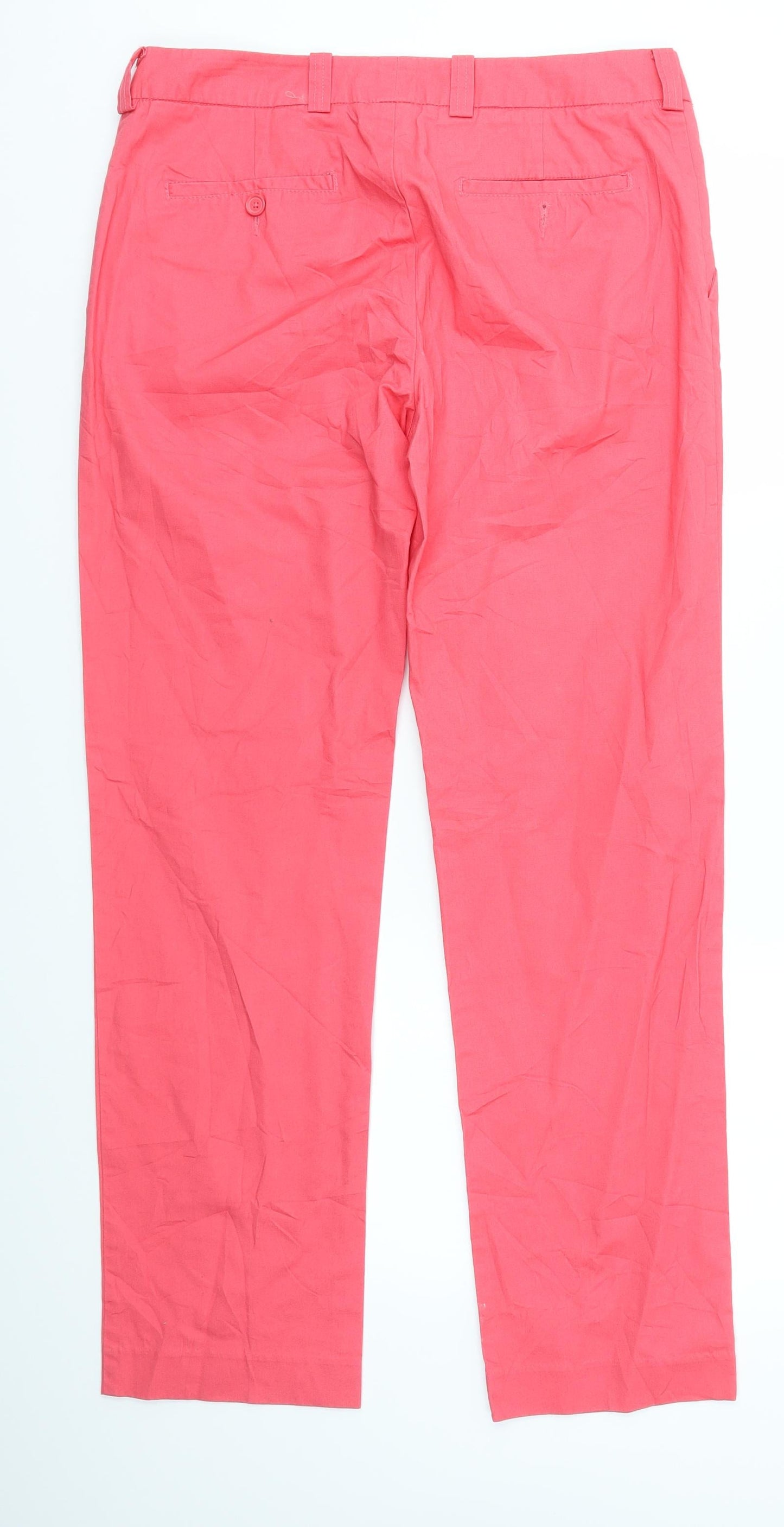 H&M Womens Pink   Trousers  Size 10 L29 in