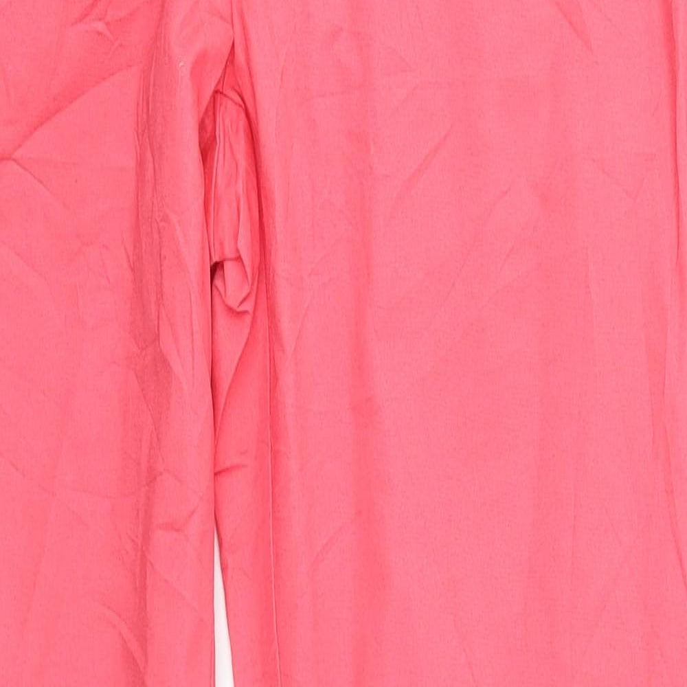 H&M Womens Pink   Trousers  Size 10 L29 in