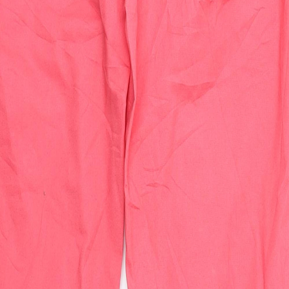 H&M Womens Pink   Trousers  Size 10 L29 in