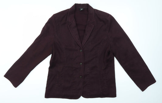 POLA OY Womens Purple   Jacket  Size 16