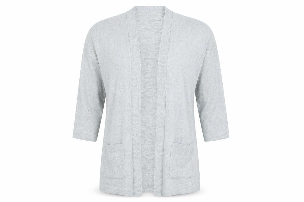 M&S Womens Grey   Cardigan Jumper Size 10