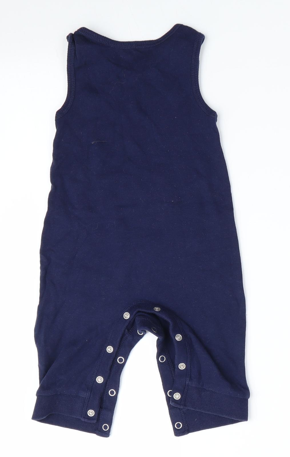 George Boys Blue   Romper One-Piece Size 3-6 Months