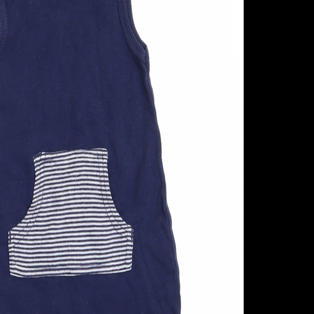 George Boys Blue   Romper One-Piece Size 3-6 Months