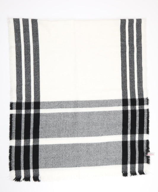 Atmosphere Womens Black Check   Shawl/Wrap