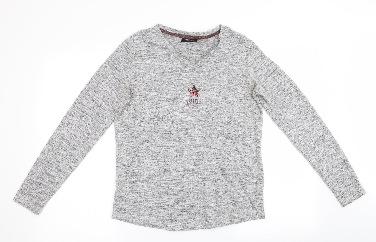 Nocozo Womens Grey   Pullover Jumper Size 10  - Star Logo