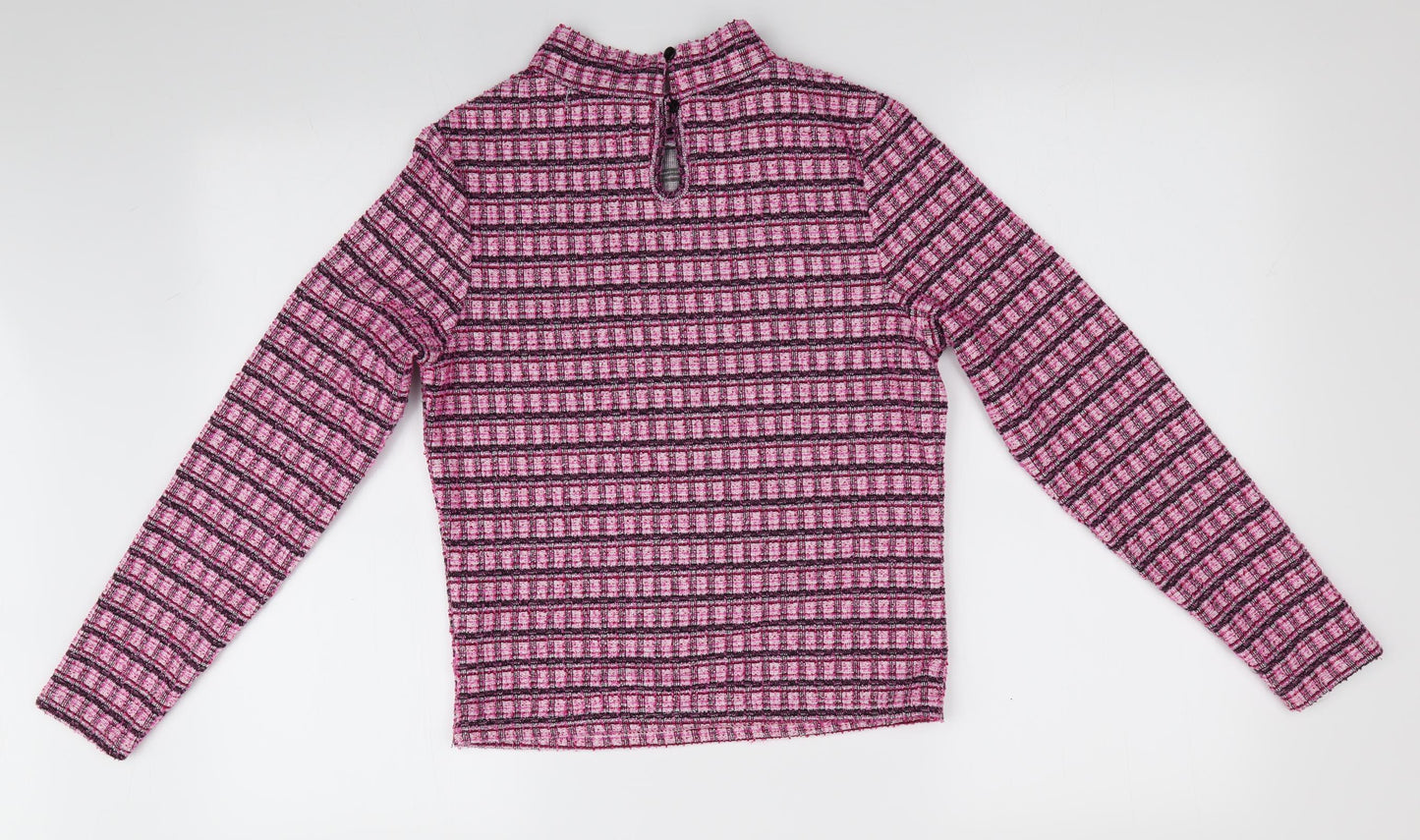 Primark Womens Pink Striped  Pullover Jumper Size 6