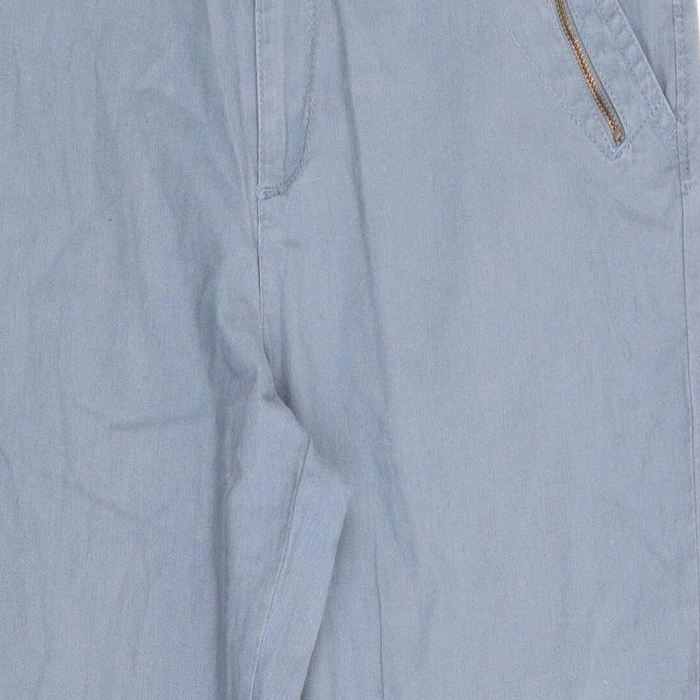 Florence and Fred Womens Blue   Cropped Trousers  L26 in