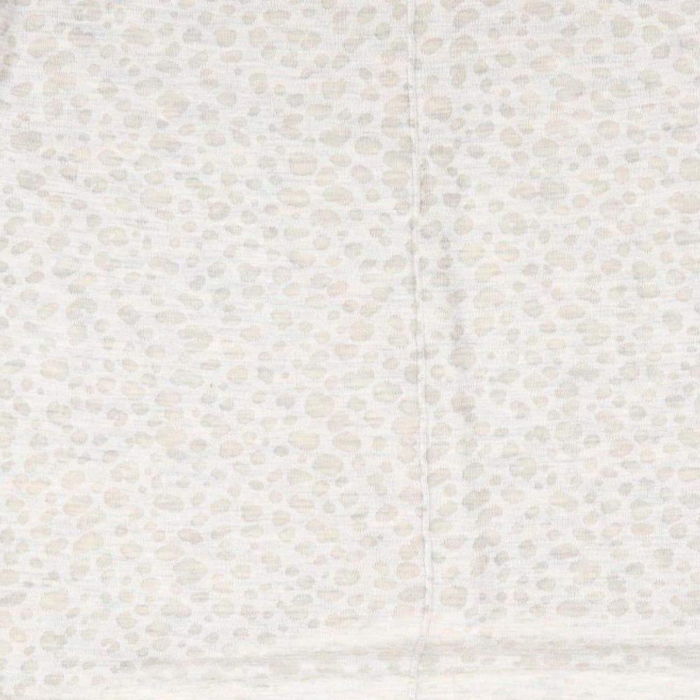 H&M Womens Beige Animal Print  Pullover Jumper Size 6