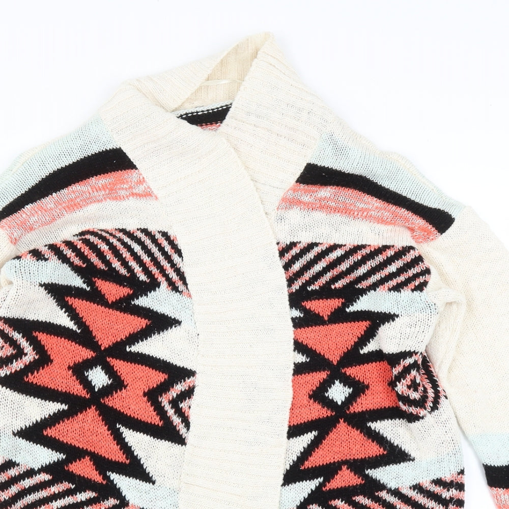 Atmosphere Womens Multicoloured Argyle/Diamond  Wrap Jumper Size 16
